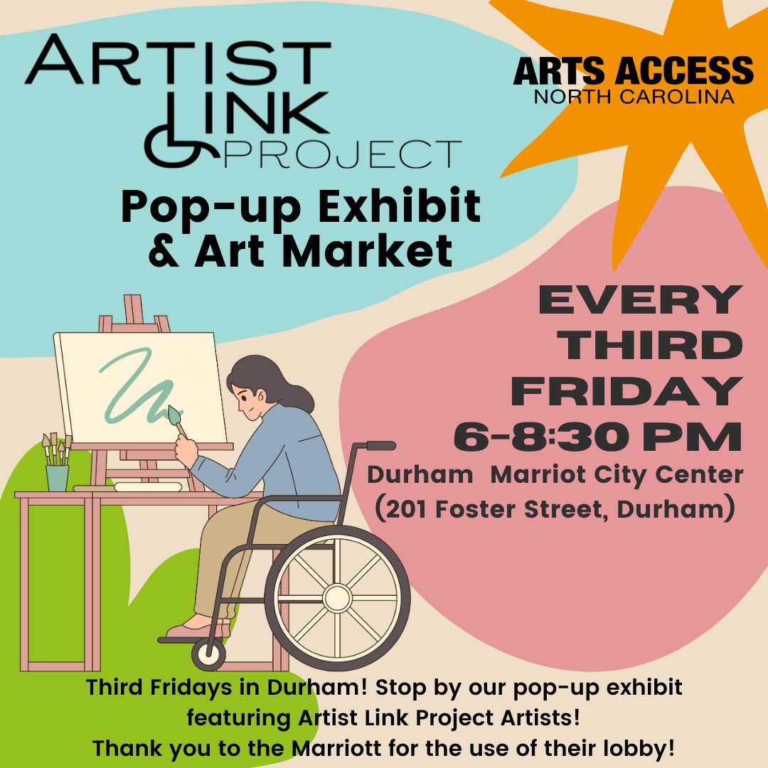 Artist Link Pop-Up Exhibit/Sale – Work Together NC